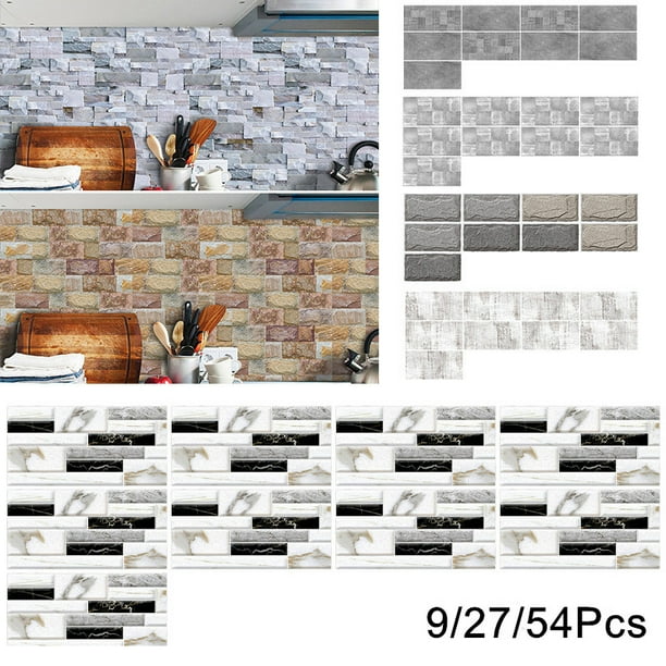 NEW Self Adhesive Tile Art Floor Wall Decal Sticker DIY Kitchen Bathroom Decor NEW Self Adhesive Tile Art Floor Wall Decal Sticker DIY Kitchen Bathroom Decor